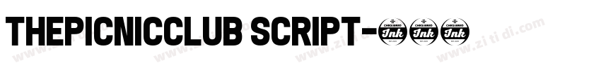 ThePicnicClub Script字体转换 ThePicnicClub Script字体转换